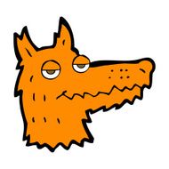 Cartoon Fox Head N20