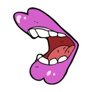 cartoon halloween mouth N13