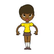 cartoon woman looking annoyed N7