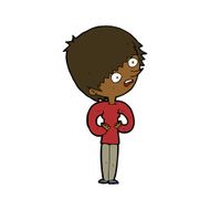 cartoon shocked woman N71