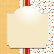 Cool template frame design for greeting card N37