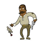 cartoon wild west cowboy N7