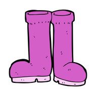 cartoon rubber boots N7