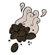 Cartoon Coffee Beans N21
