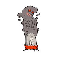 cartoon haunted grave N4