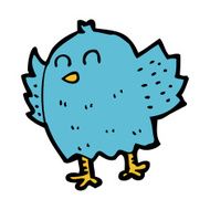 Cartoon Bird N284