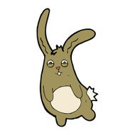 Funny cartoon rabbit N30