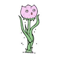 cartoon flower N330