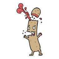 cartoon undercooked sausage N4