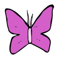 cartoon butterfly symbol N15