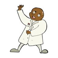 cartoon mad scientist N10