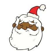 Cartoon Santa Claus Face N12