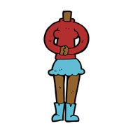 cartoon female body (add photos or mix and match cartoons) N169