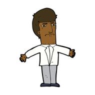 cartoon annoyed boss N7