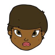 cartoon serious face N8