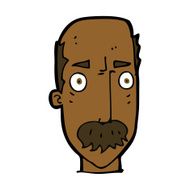cartoon annoyed old man N46