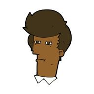 cartoon man narrowing eyes N24