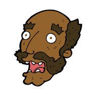 cartoon shocked old man N24