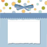 Cool template frame design for greeting card N48