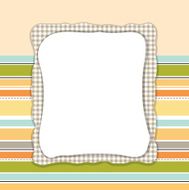 Template frame design for greeting card N26