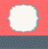 Template frame design for greeting card N30