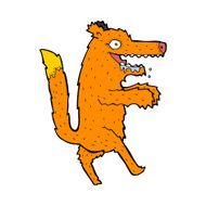 cartoon hungry fox N4