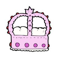 cartoon pink crown N3