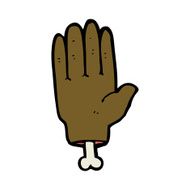 cartoon severed hand N5