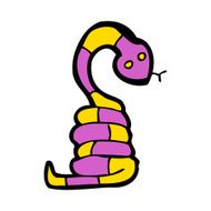 Cartoon Snake N165