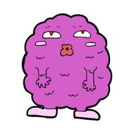 funny cartoon monster N30