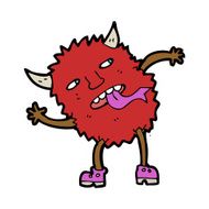 funny cartoon monster N31