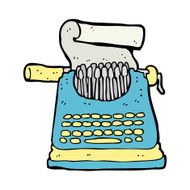 Cartoon Typewriter N6