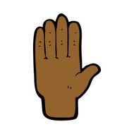 cartoon hand N14