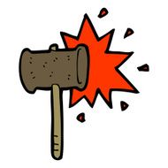 cartoon banging gavel N4