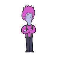 cartoon vampire man N82