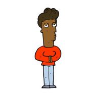 cartoon arrogant man N8