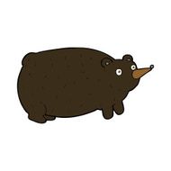 funny cartoon bear N46
