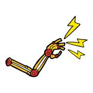 Cartoon Robot Arm N23