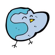 Cartoon Bird N287