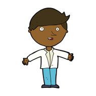 cartoon man in casual jacket N7