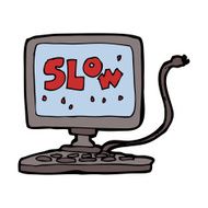 cartoon slow computer N6