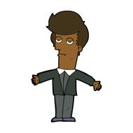 cartoon bored man N29