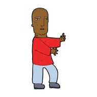 cartoon tough man N13