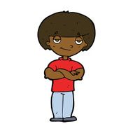 cartoon smug looking man N6