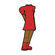cartoon female body (add photos or mix and match cartoons) N172