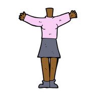cartoon female body (add photos or mix and match cartoons) N177
