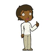 cartoon woman giving thumbs up symbol N47