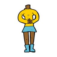 cartoon female body (add photos or mix and match cartoons) N178