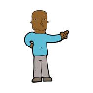 cartoon pointing man N82