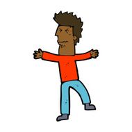 cartoon stressed man N55